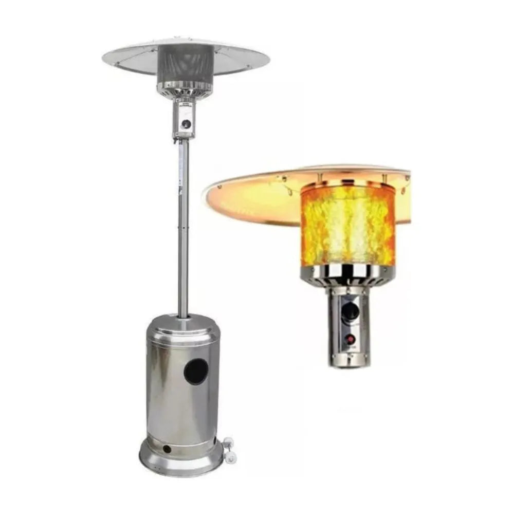 Aquecedor A Gás Externo Chapeu Inox Smart Air