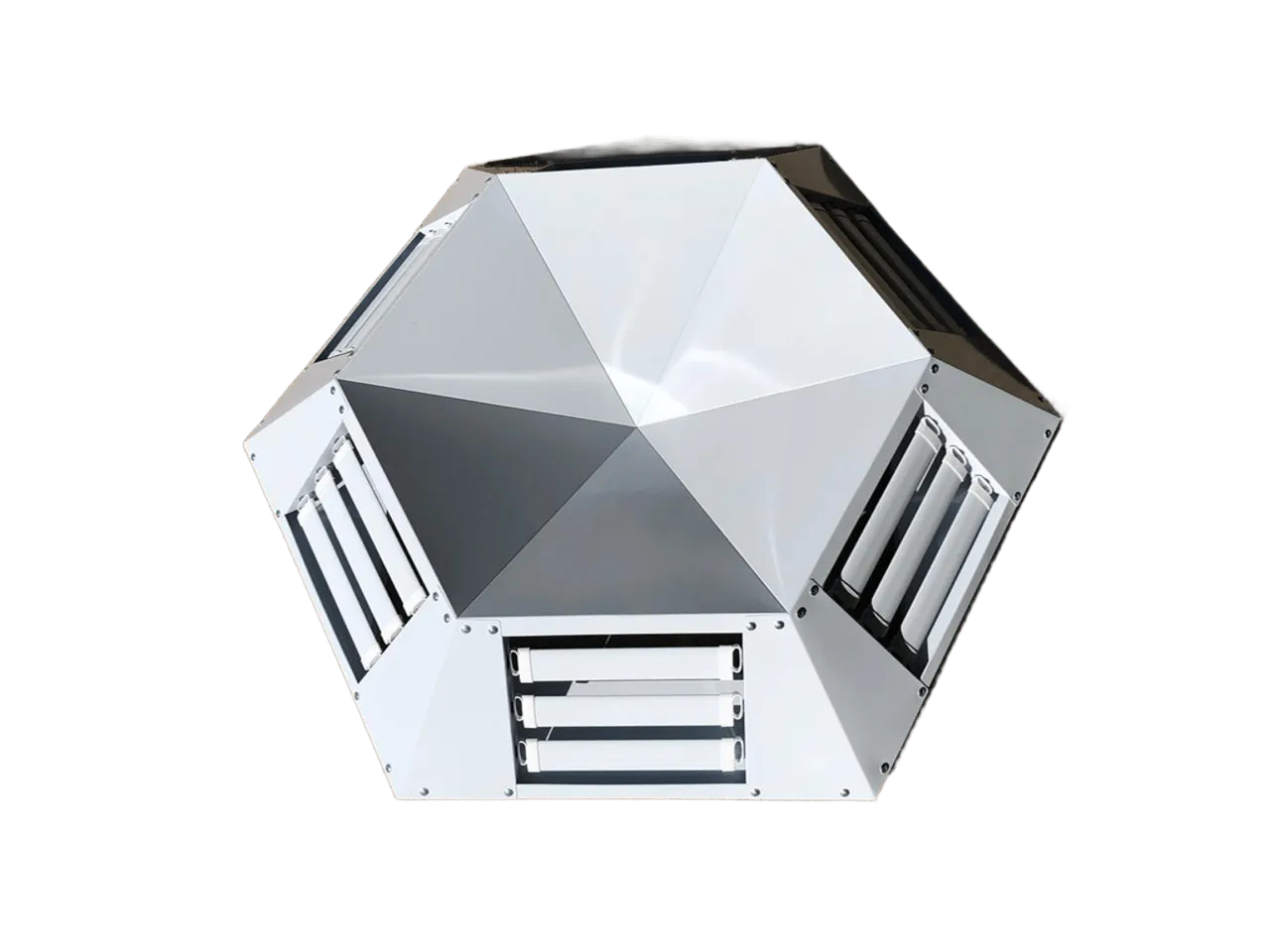 Difusor 6 Vias Smart Air para Climatizador Com Duto Quadrado